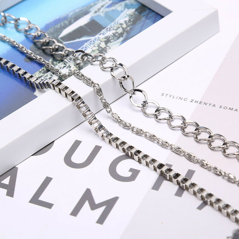 Metal Gothic Pants Chain Hip Hop Punk 3 Layers Jean Key Wallet Chain Star WDDAU