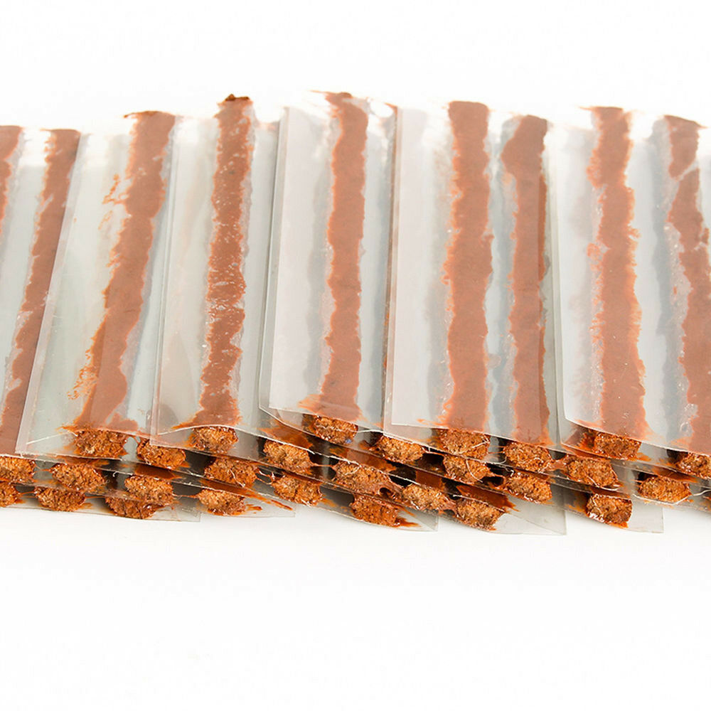 10x Auto Van Tyre Repair Tubeless Seal Strips Plug Tire Puncture Recovery Kits