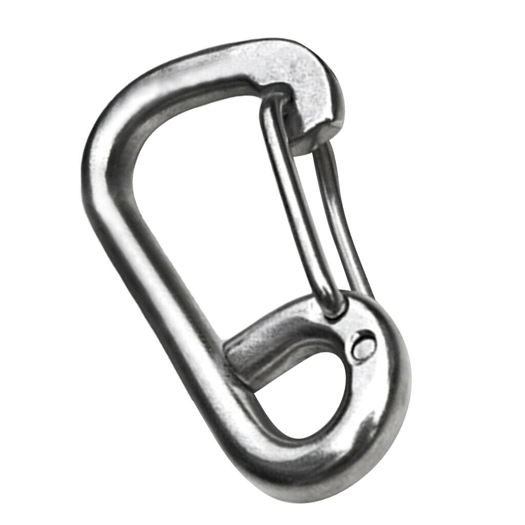 2 Carabiners D  Carabiner Keychain Buckle Quick Release For