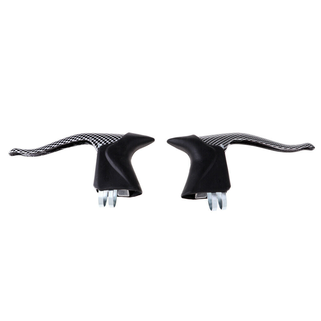 1 Pair Road Urban Bike Racing Bicycle TT Bar End Drop Bar Brake Lever Set