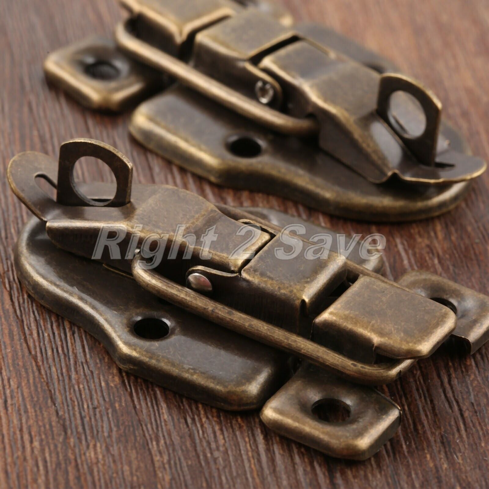 Durable Cabinet Hardware Jewelry Box Latch Hasps Chest Lock Toggle Catch 59*40mm
