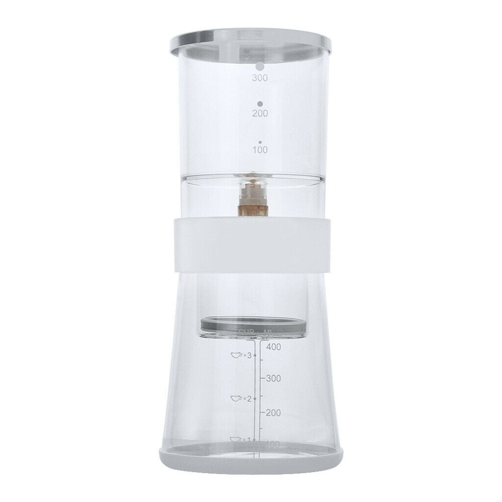 Adjustable Cold Brew Drip Coffee Maker Compact Ice Coffee Glass Carafe