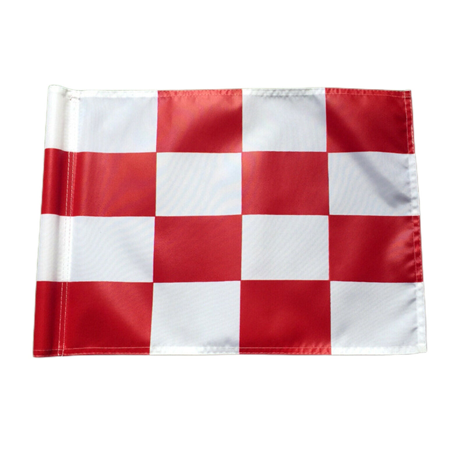 2X Golf Flag Practice Putting Green Flag Yard Nylon Golfer Outdoor Red White