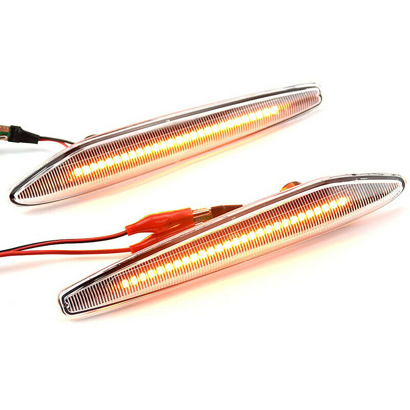 For Alfa Romeo 2005-2012 Pair Side Marker Light Arrow Turn Signal Blinker Lamp