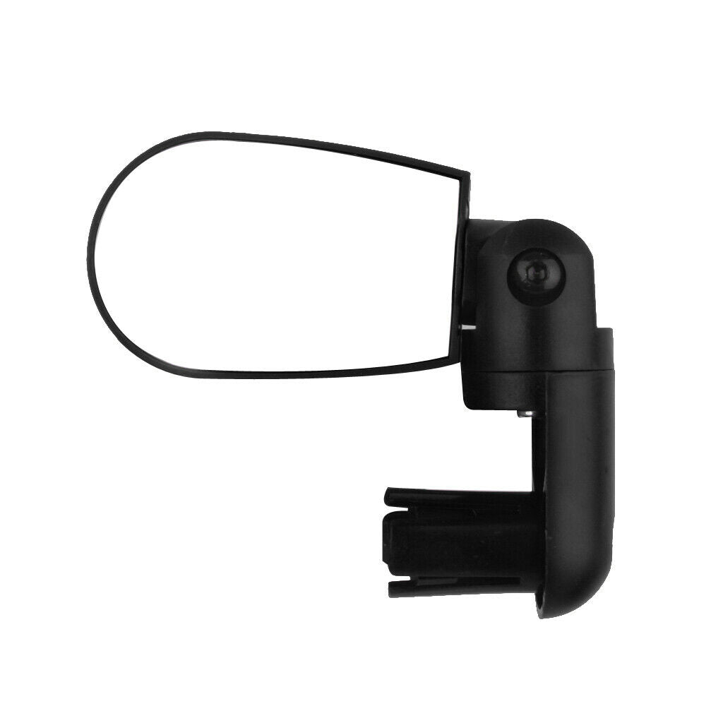 Safety Bicycle Rear View Mirror Bike Handlebar Flexible Reflector Black