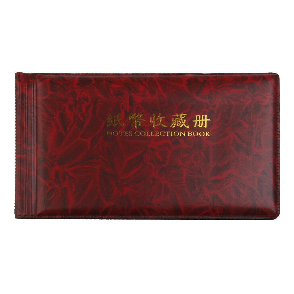 Banknotes Collection Album Protection Storage Book Single Display Pocket