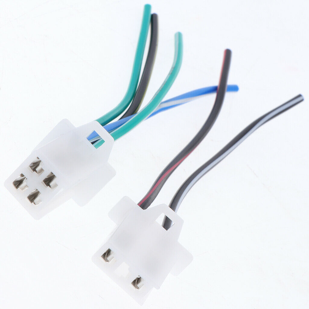 Set of 2 Igniter Connection Wires Motorcycle Igniter Plug Wire Connector for