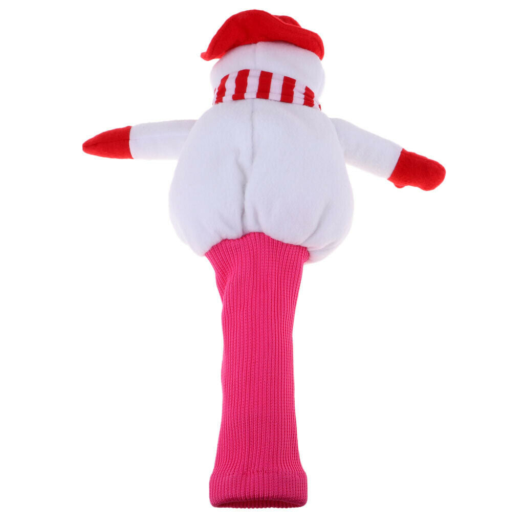 Authentic Snowman Golf Driver Woods Headcover Large Plush No.1 Head Covers
