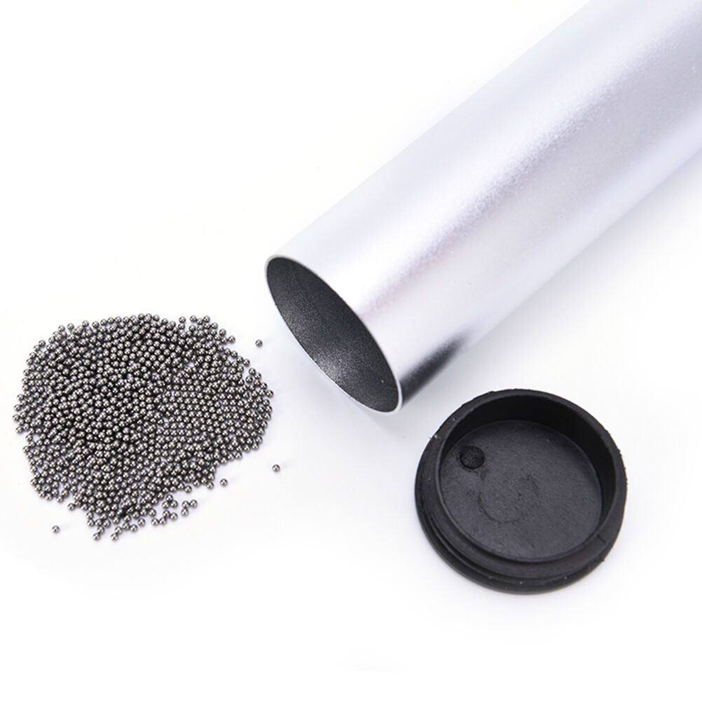 Stainless Steel Cylinder Sand Shaker Rhythm Musical Instrument Hand Percussion B