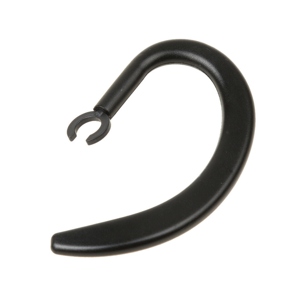 6 Pieces Universal Small Clamp Bluetooth Spare Ear Hook Loop Clip Black