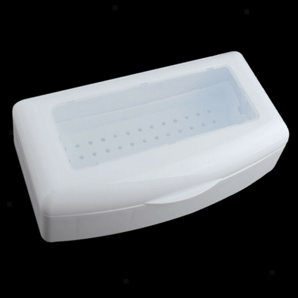 5x Plastic Sterilizing Tray Disinfectant Jar for Salon Barber Styling Nail Toolc