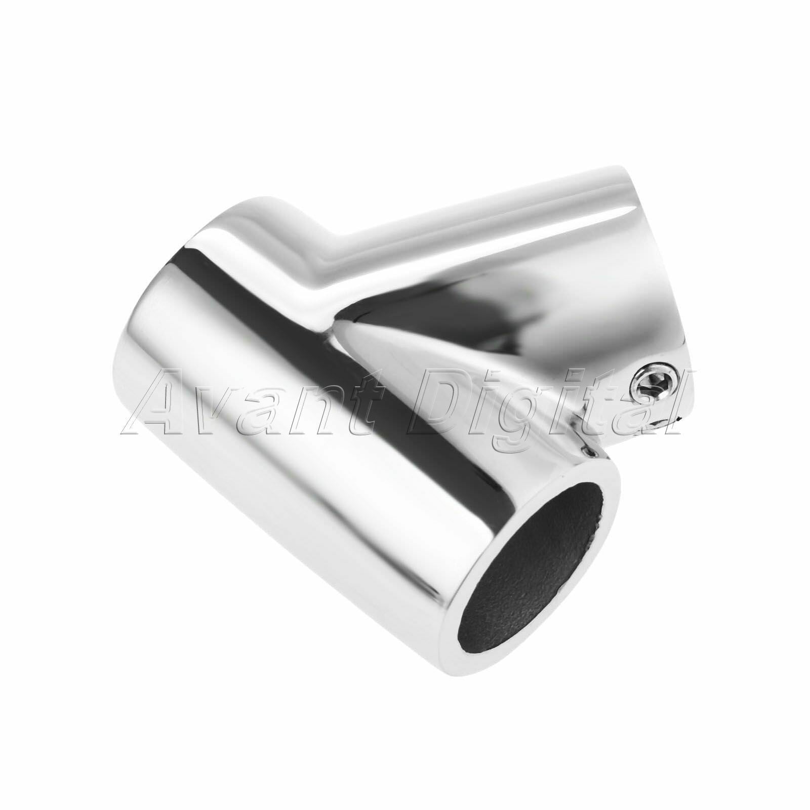 Boat Hand Rail 60 Degree Tee For 7/8" 22mm Tube Pipe 316 marine stainless steel