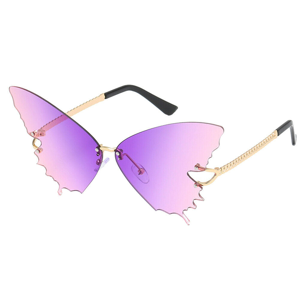 5Pcs Women Trendy Butterfly Sunglasses Metal Frame Party Eyewear Glasses