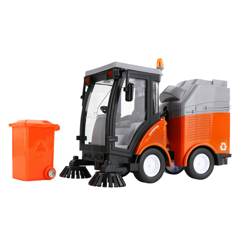 Road Sweeper Cleaning Car Garbage Truck Simulation Sound Sanitation Car Toys