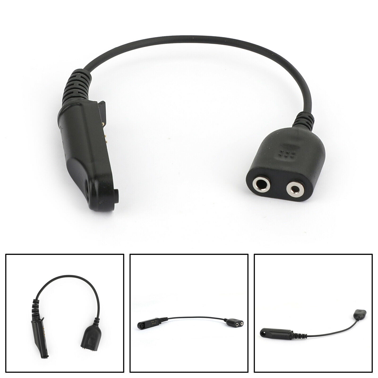 Two Way Radio K Head 2Pin Headset Converter Fit for Baofeng UV9R BF-9700 BF-A58