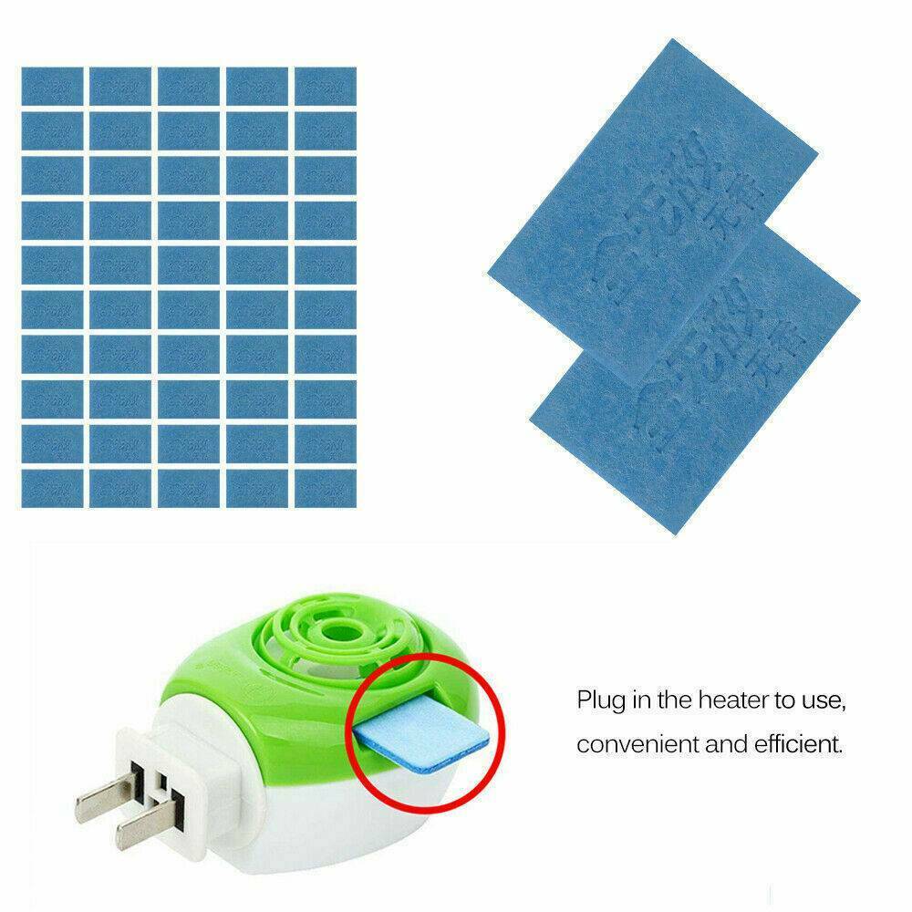 50Pcs Strong Mosquito Insect Repellent Tablets Replacement Plug in Adaptor Mats