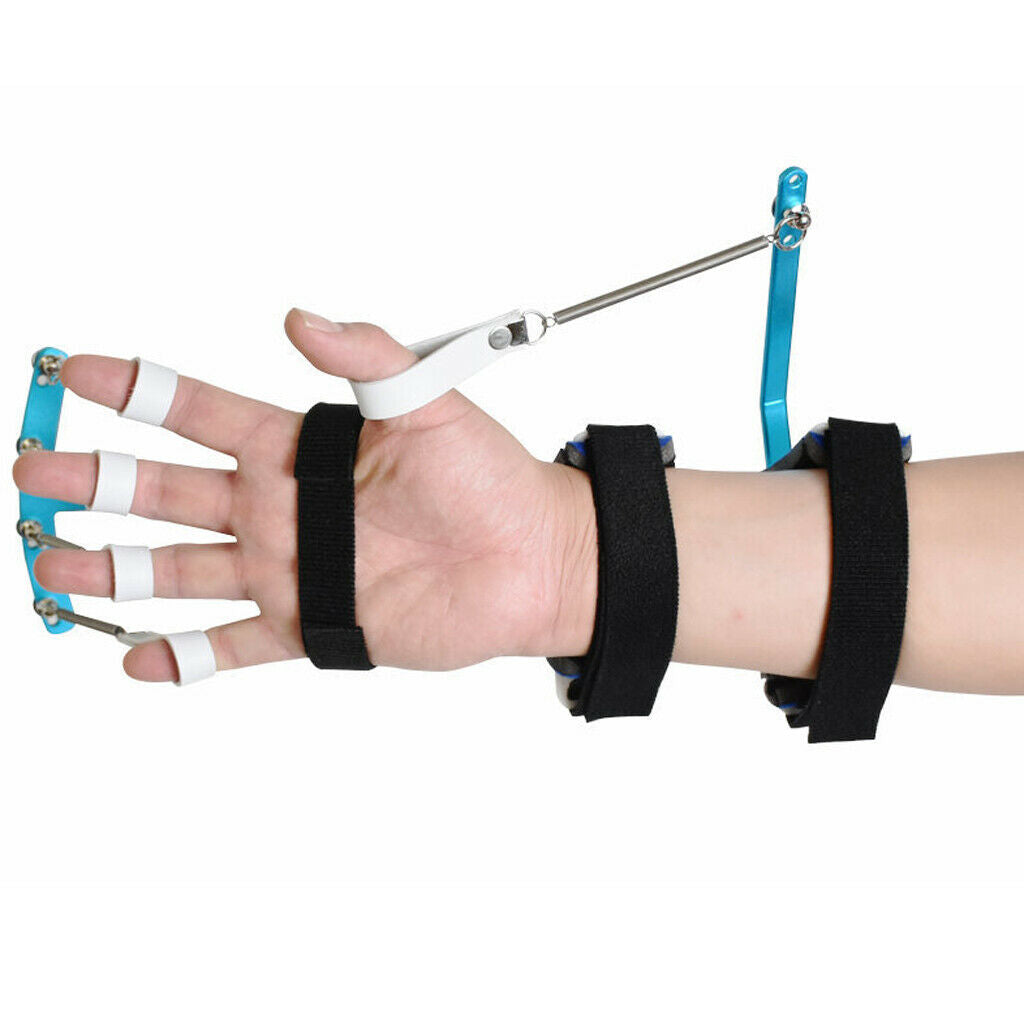 Adjustable Finger Hand Exerciser Trainer Support for Stroke Hemiplegia