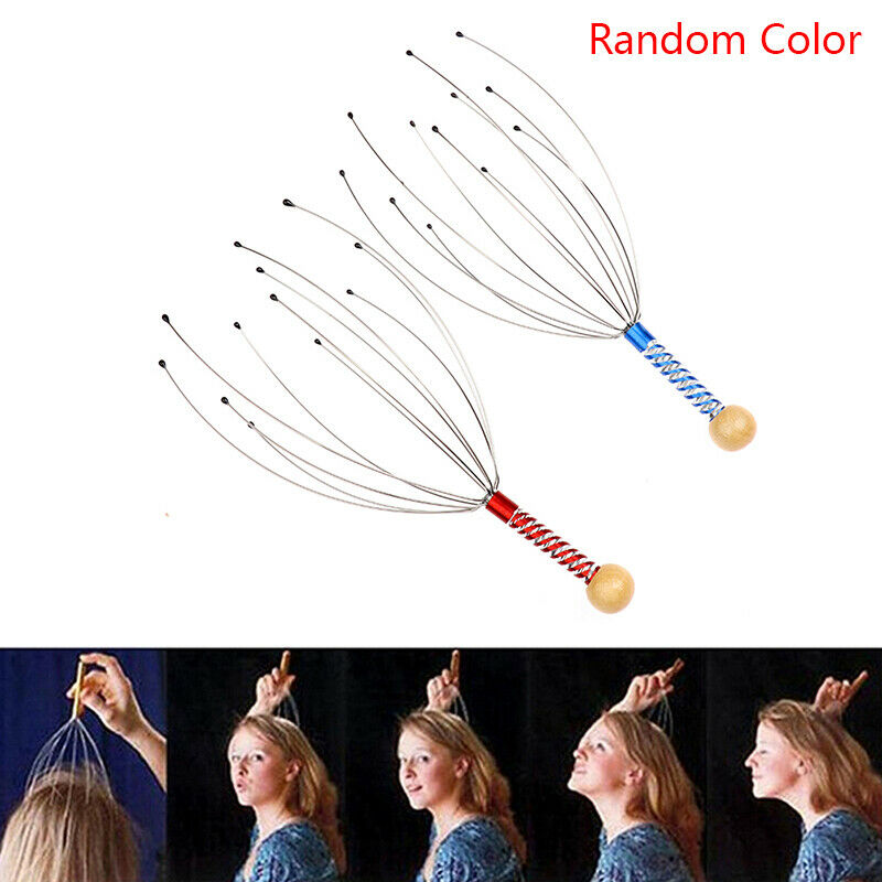 The Head Massager Octopus Claw Massager Tool Head Scalp Neck Stress Release