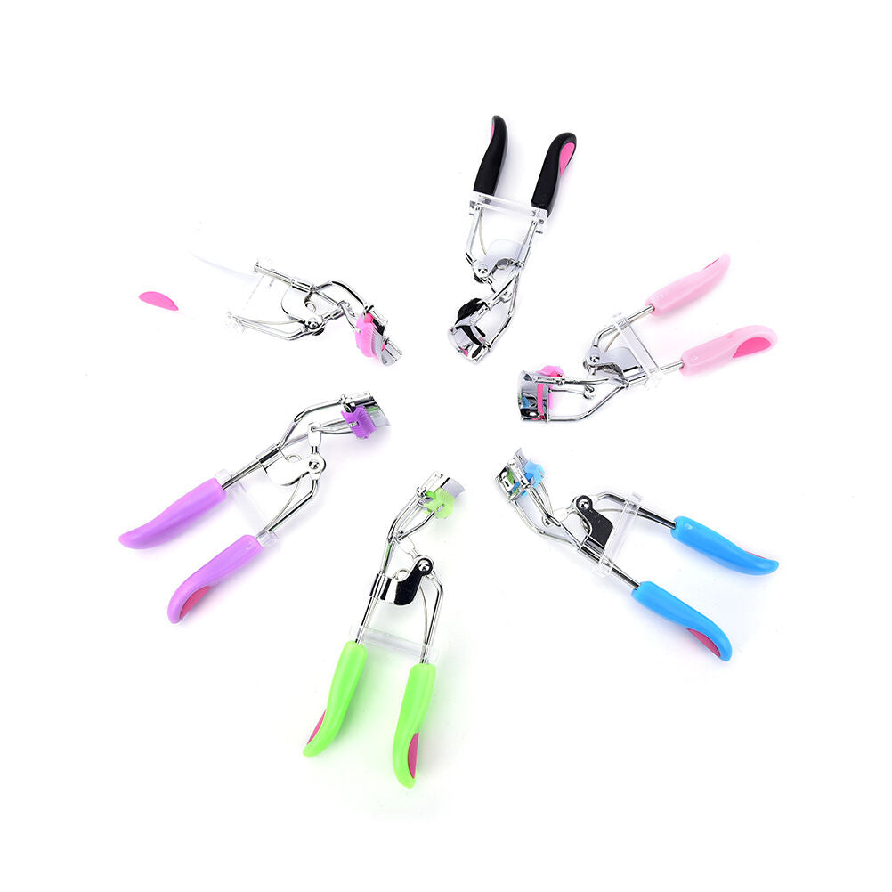 Handle Eye Curling Eyelash Curler Clip Beauty Makeup Eyelash Tool With CombDEAU