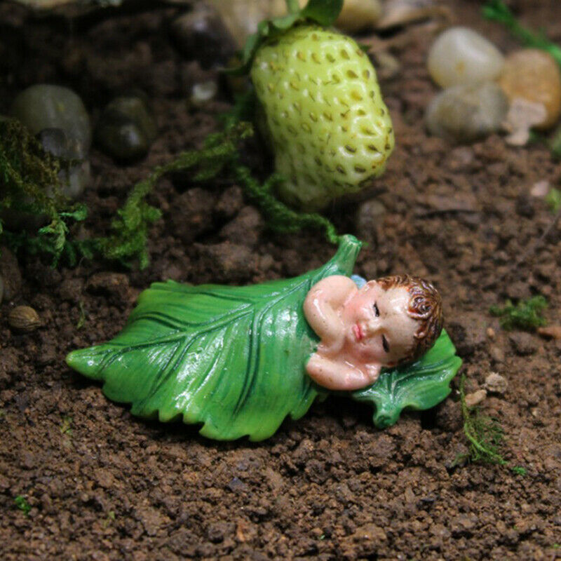 Micro landscape ornaments flower fairy character flowerpot gardening deco.l8