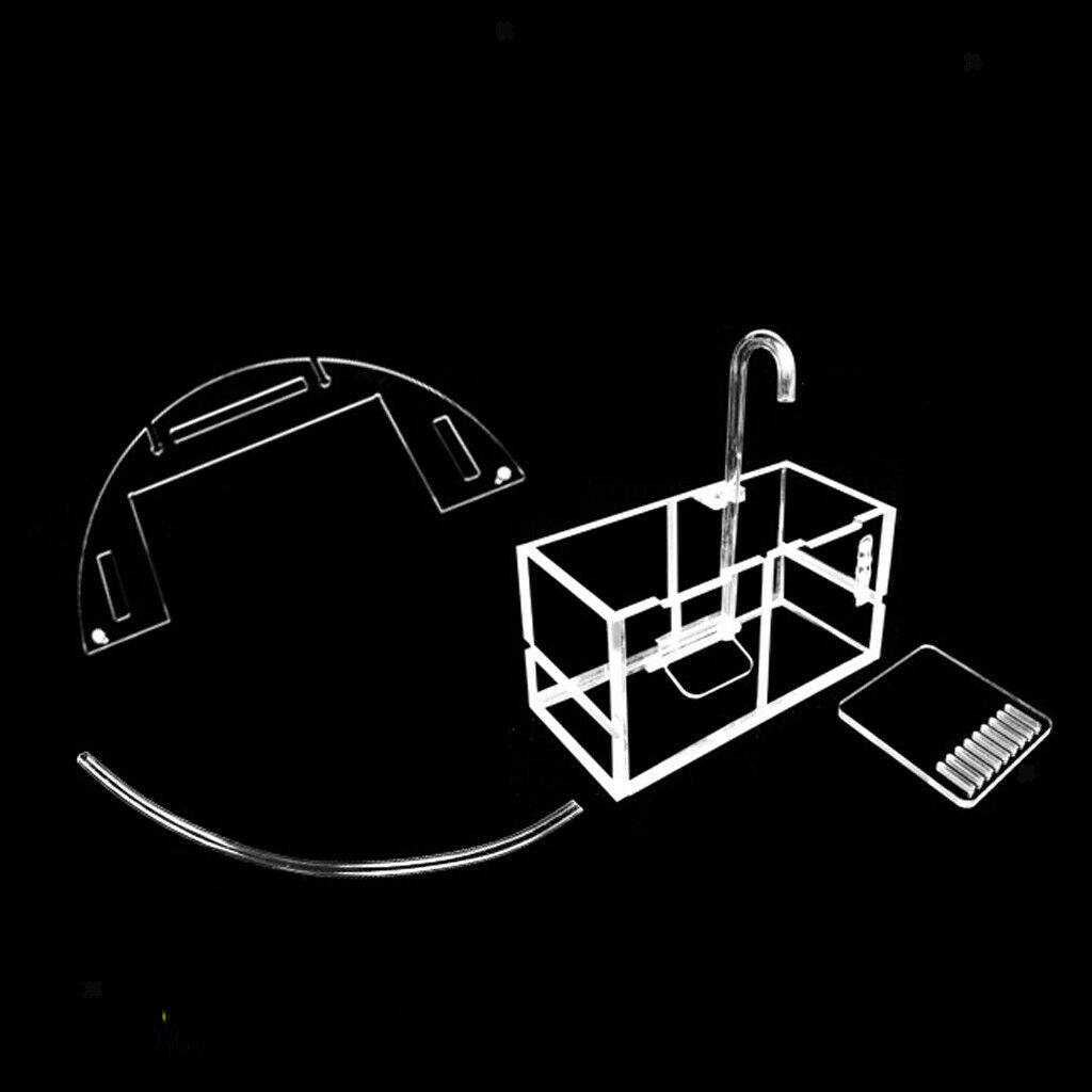 Mutifunctional Aquarium Fish Tank External Filter Box without Water Pump M