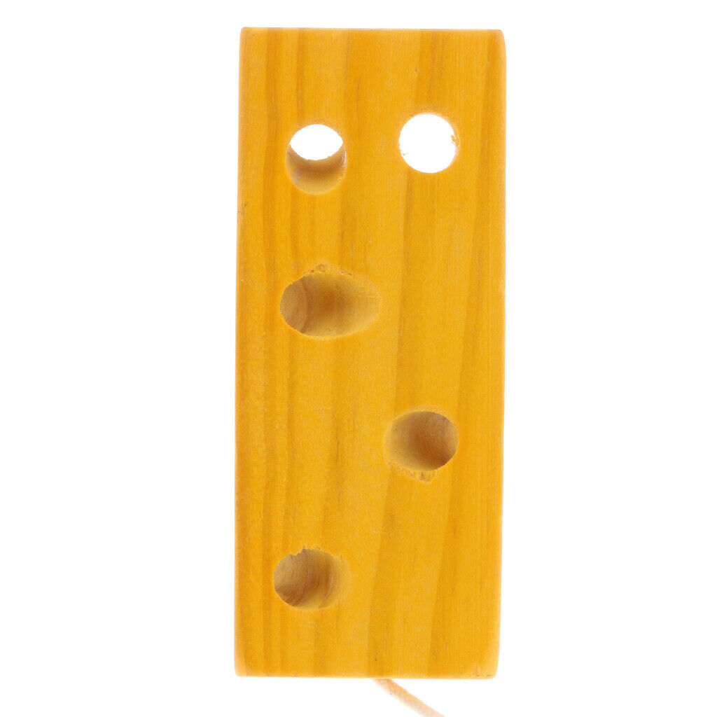 Wooden Montessori Educational Toys Cheese Lacing Game Baby Toddlers Learning
