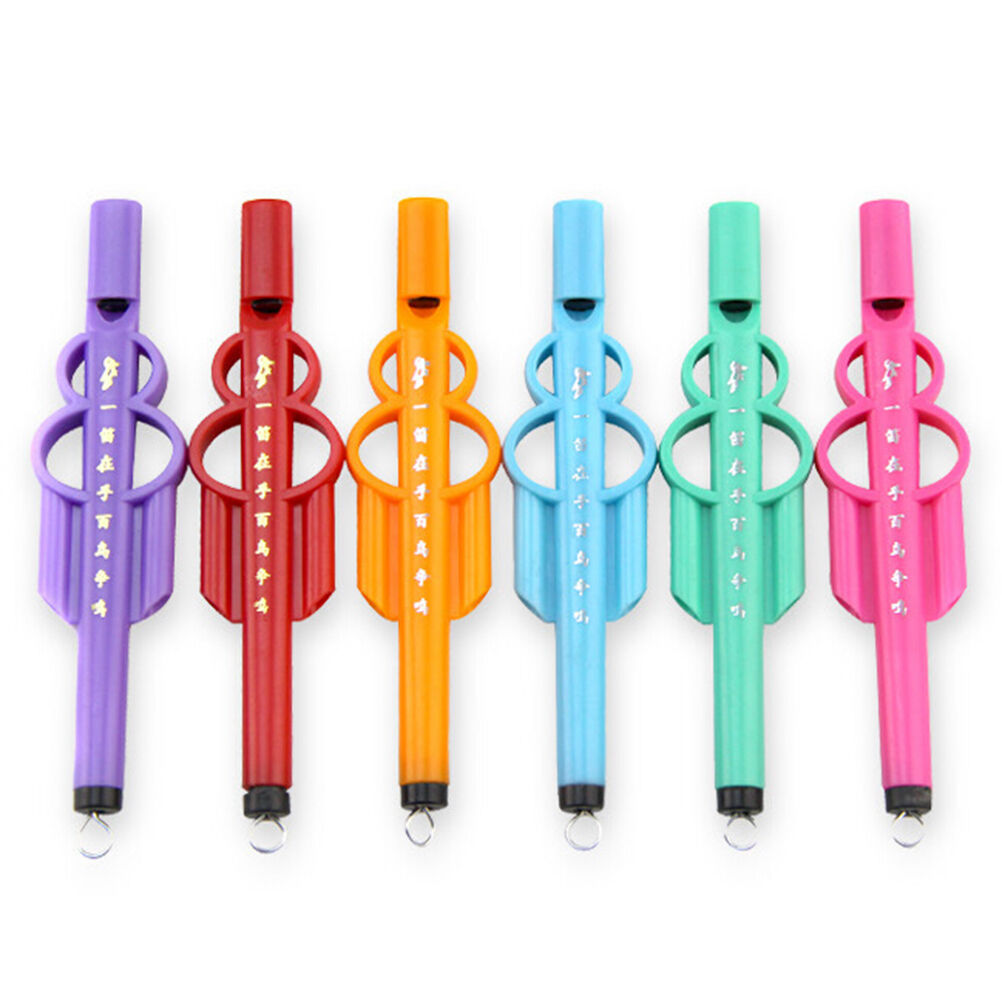 Fantastic 3x Plastic Birds Flute Barker Whistle Music Children Educational ToolB