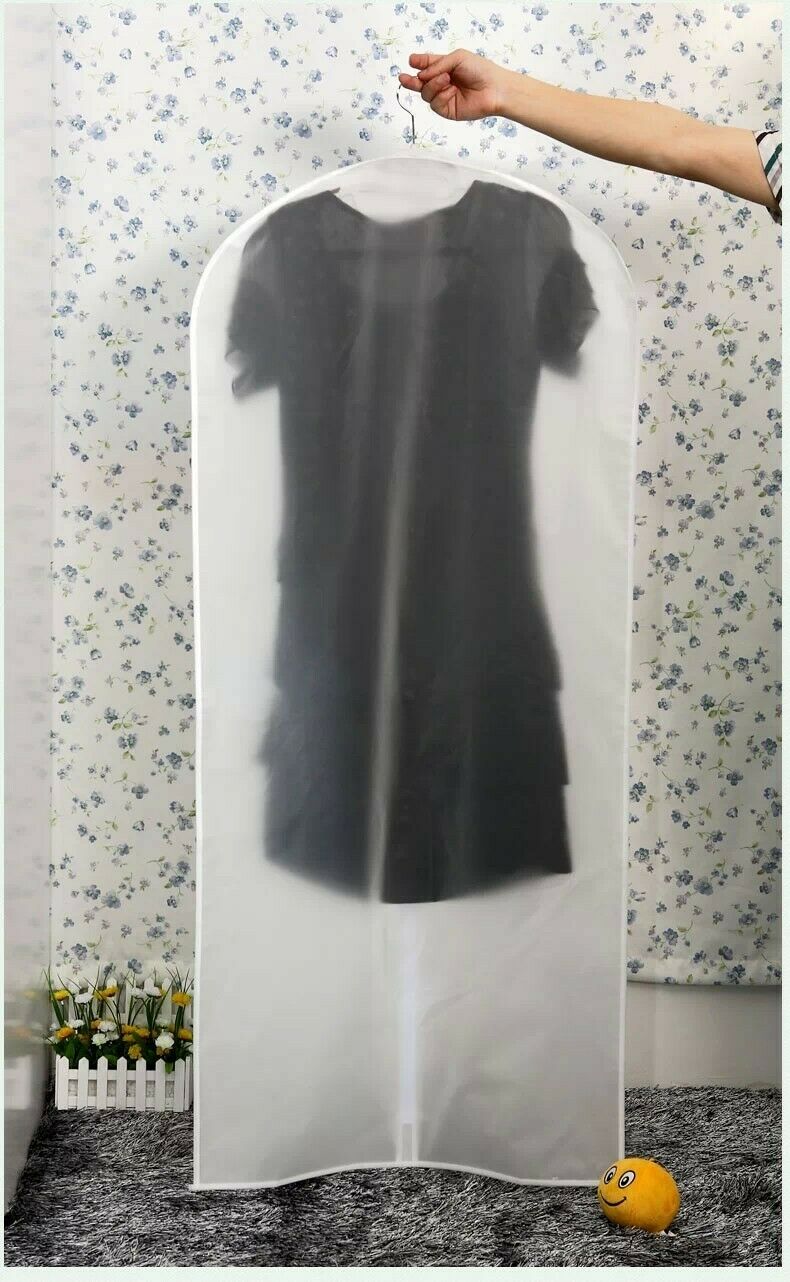 Clothes Dress Suit Garment Protective Bag Dustproof Cover 137cmx60cm