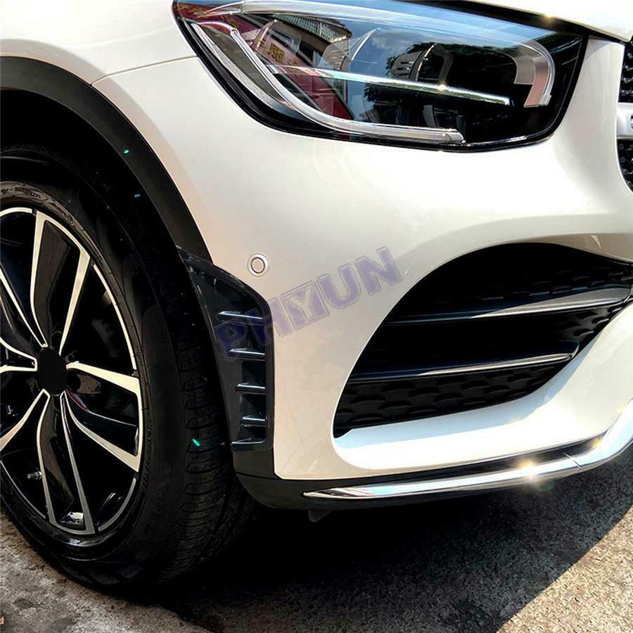 2x Front Bumper Side Air Vent Splitter Spoiler For Mercedes GLC Series Class