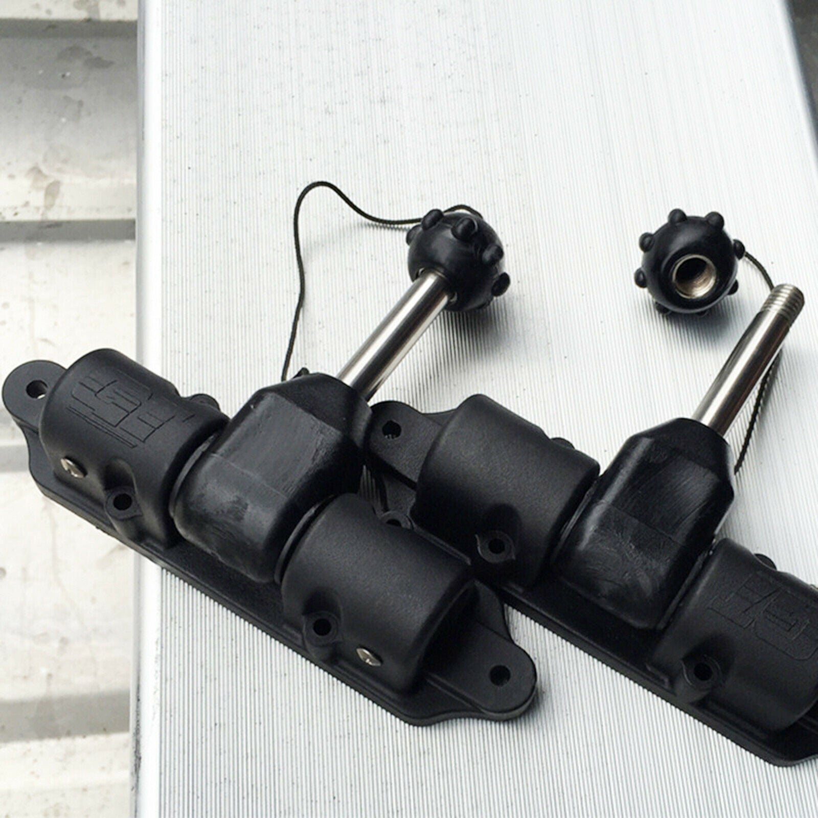 2 Pieces Oar Holder Paddle Lock Support Boat Dinghy Kayak Canoe Accessories