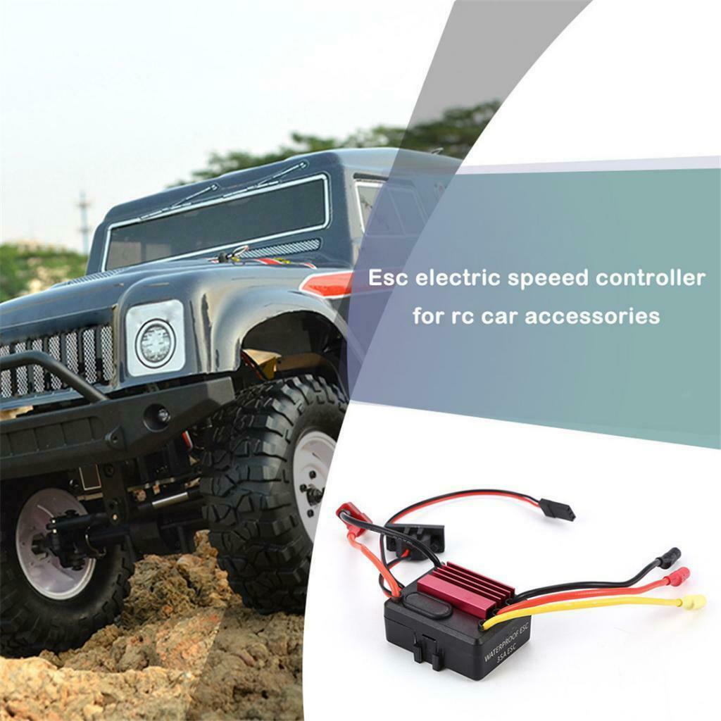 Upgrade 1/18 1/16 Brushless Sensorless 35A ESC RC Car Parts Replacement