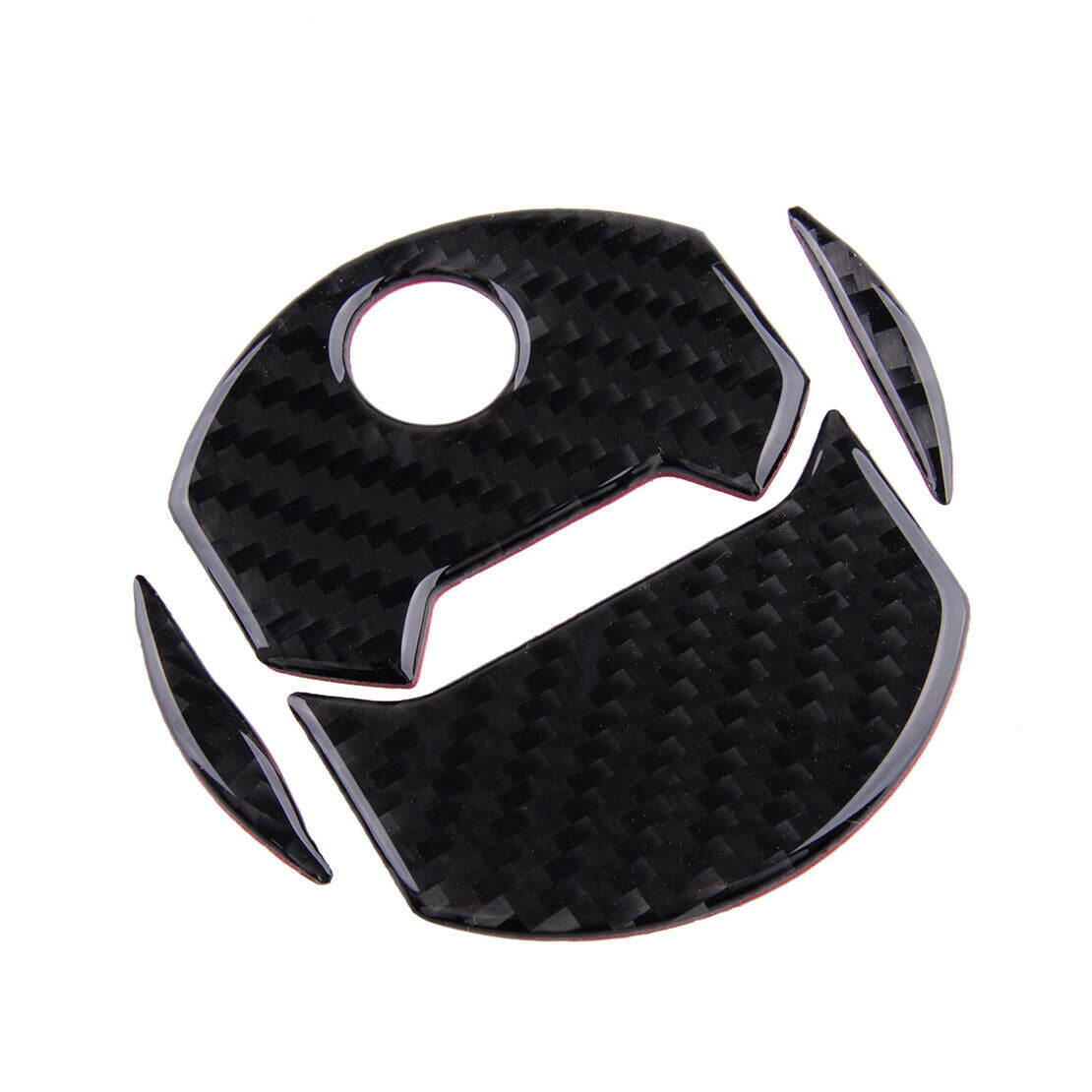 Black Carbon Fiber Interior Air Vent Outlet Cover Trim Fit For Camaro 2010-2015