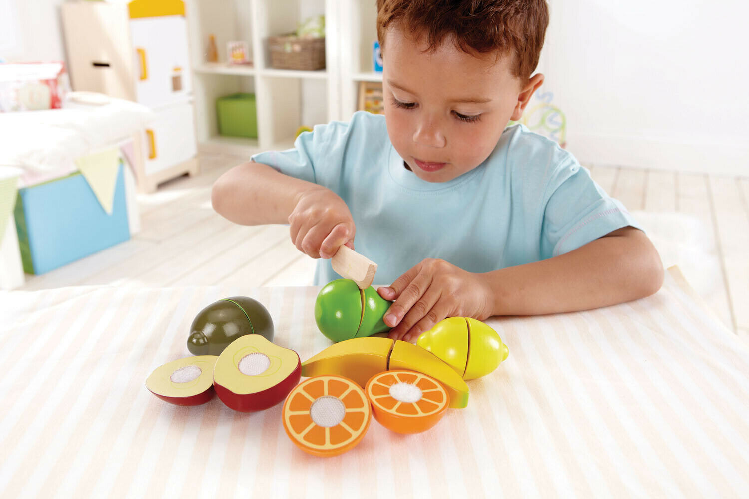 E3117 HAPE Fresh Fruit Set [Playfully Delicious] Toddler Children Age 3yrs+ 7pcs