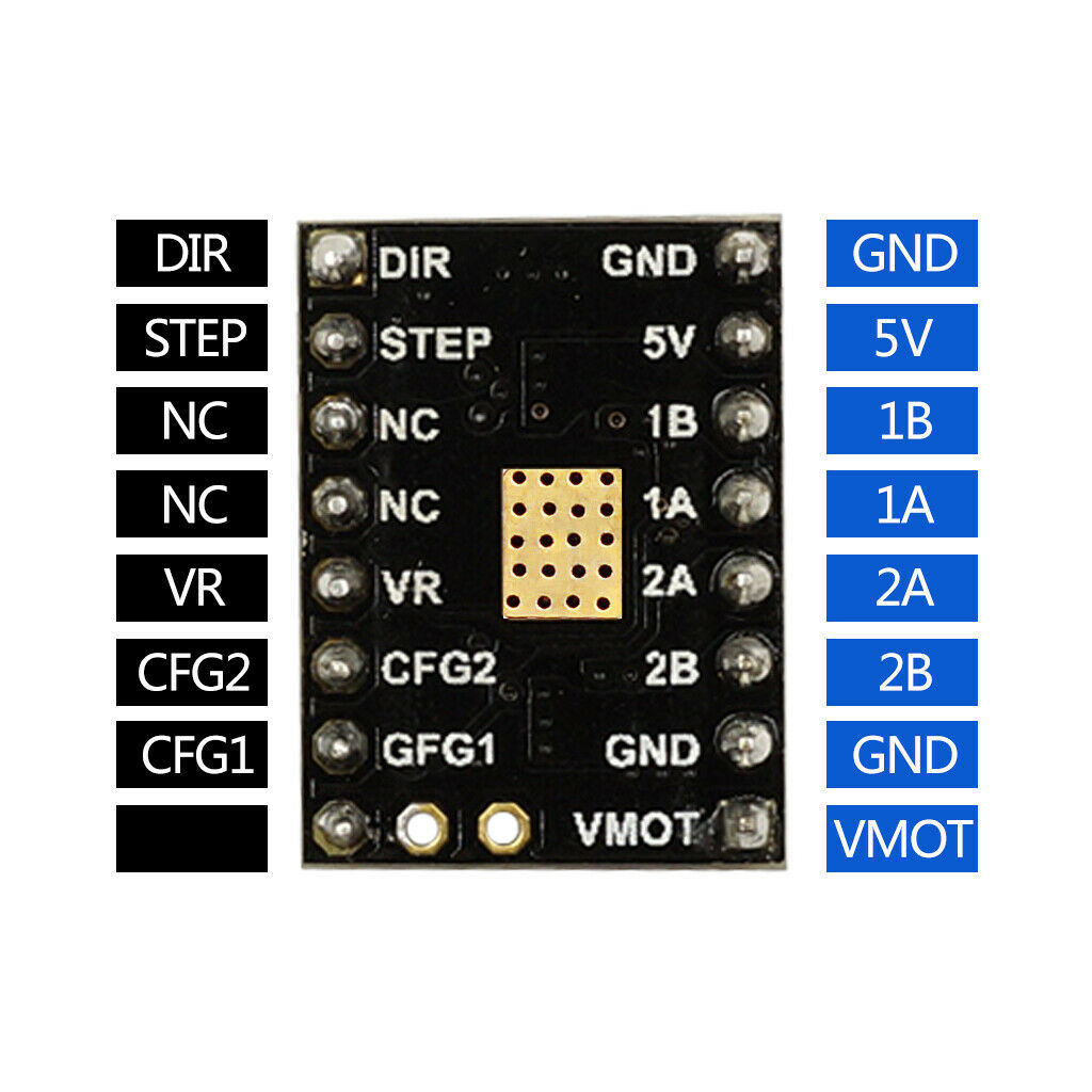 TMC2100 V1.0 Stepper Motor Mute Driver Silent Module & Heatsink for Makerbot