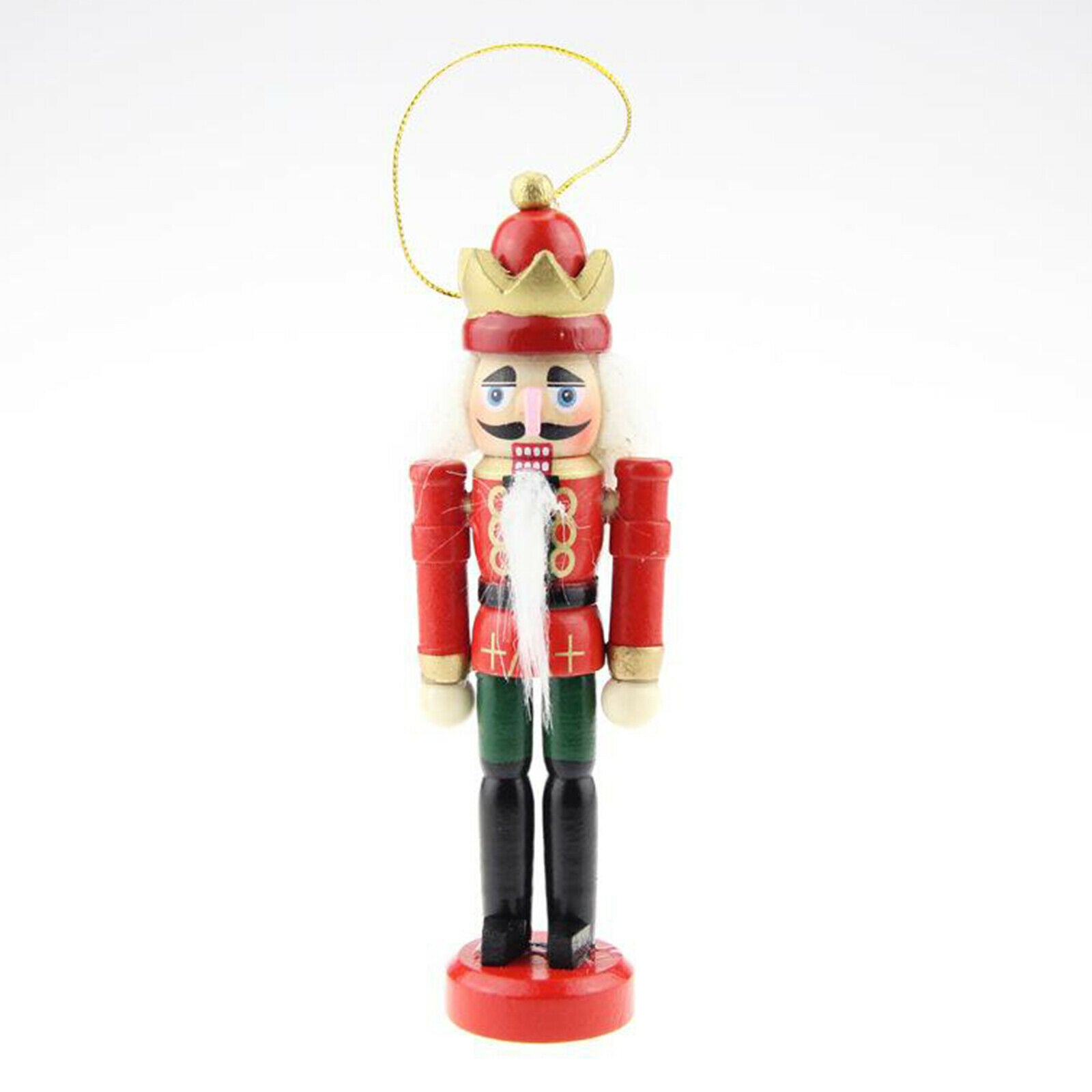 6pcs/set Mini Wooden Nutcracker Soldier Gift Christmas Ornaments Decor 5''