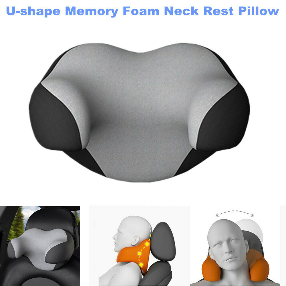 U-shape Car Seat Chair Memory Foam Neck Rest Pillow Cushion Headrest Pillow Pad
