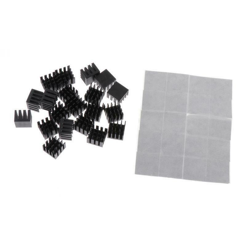 20 Pieces  Sink Made of Black Aluminum Cooler with Tape for