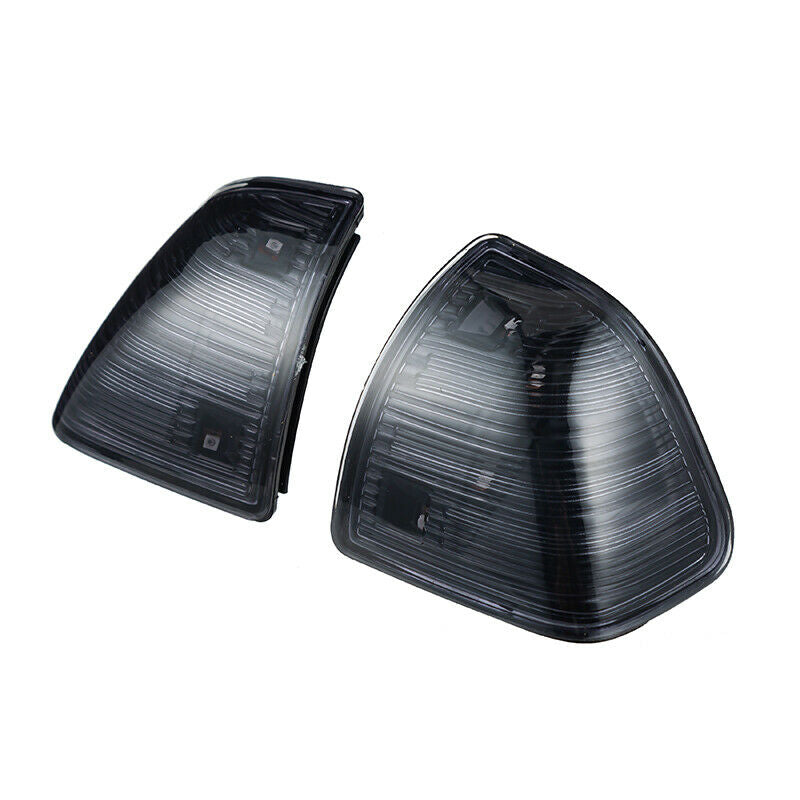 For Dodge Ram 1500 11-17 Smoke Lens Amber LED Side Mirror Turn Signal Lights