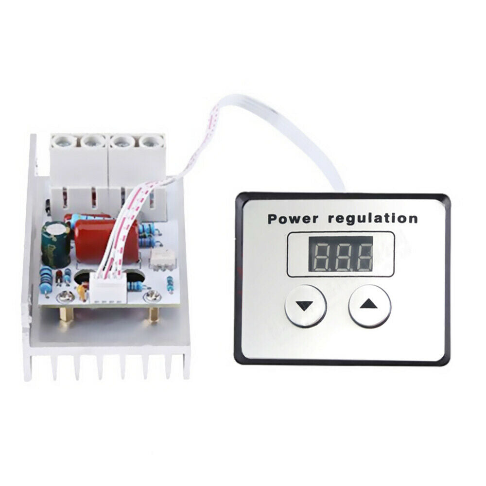 AC 220V SCR Digital Control Electronic Voltage Regulator Speed Dimmer Thermostat