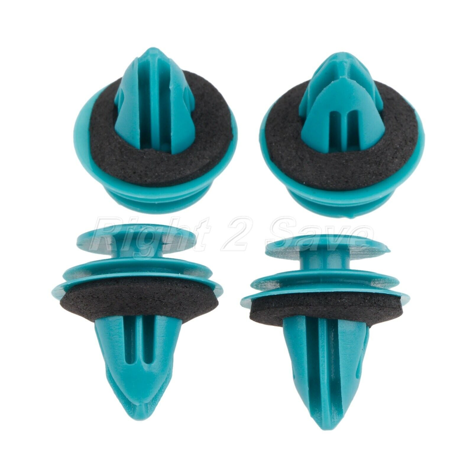 100 x Fastener Plastic Clips Rivets fit For engine compartment trunk universal