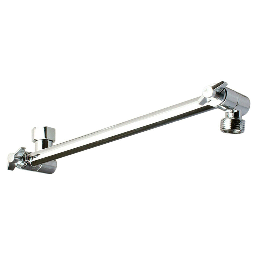 Adjustable Shower Head Extension Shower Extender Tube Arm Rain Shower Head
