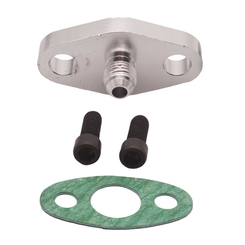 Turbo Oil Supply And Return Flange Kit with Gasket And Bolts