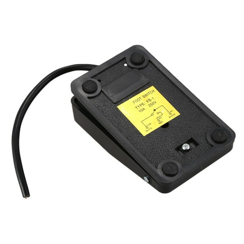 220V 10A SPDT Nonslip plastic Momentary Electric Power Foot Pedal Switch B8K8K8
