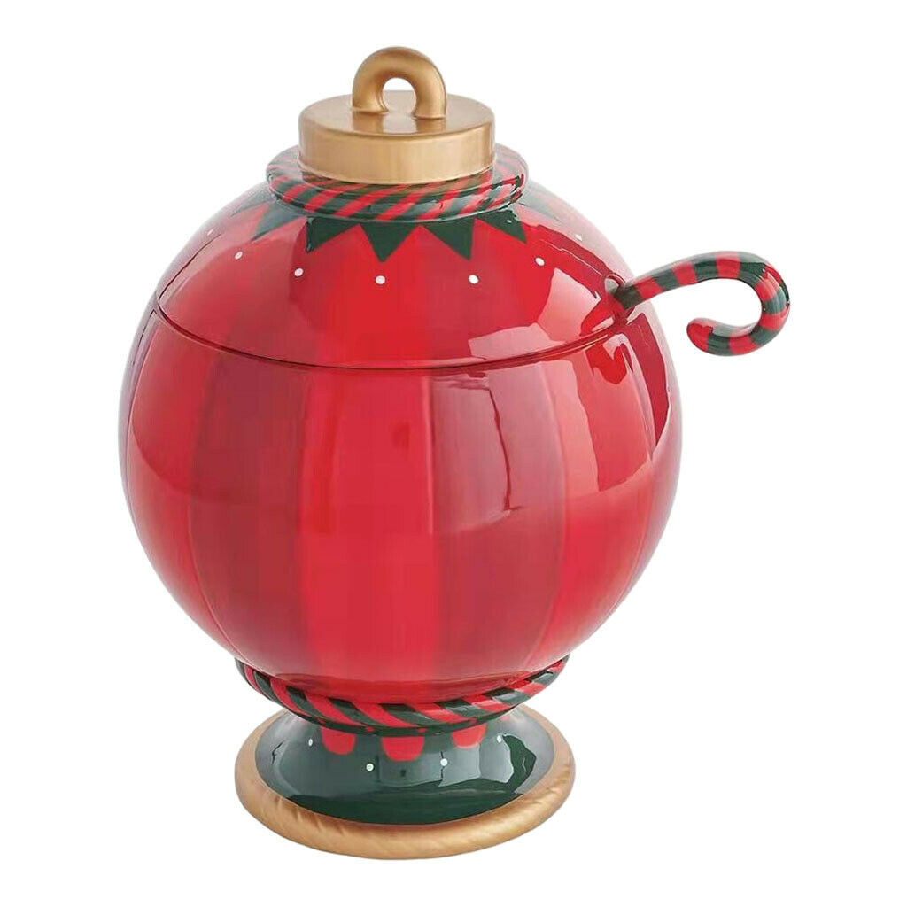 Christmas Snacks Jar Cookie Sugar Storage Container for Kitchen Chocolate