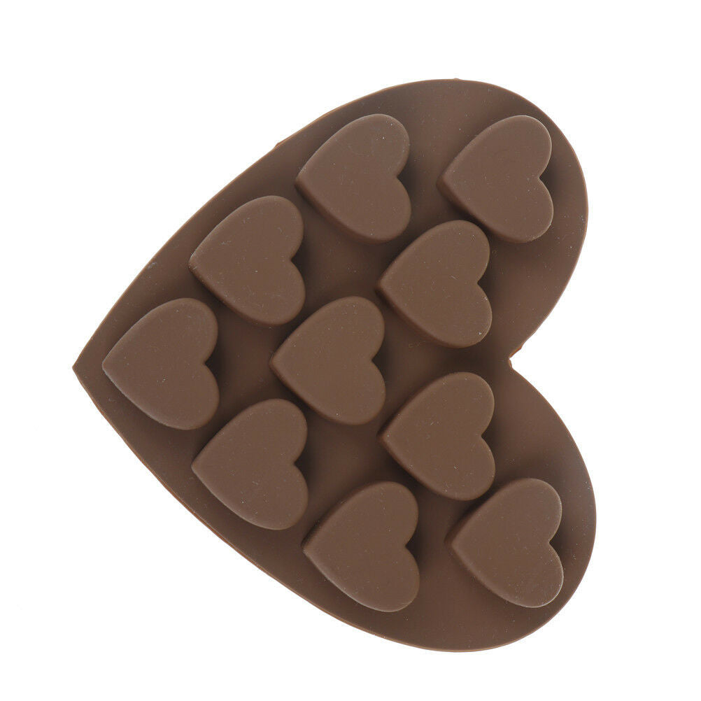 Heart Shape Silicone Cake Mold DIY Chocolate Soap Molds Cake Decorating F.l8