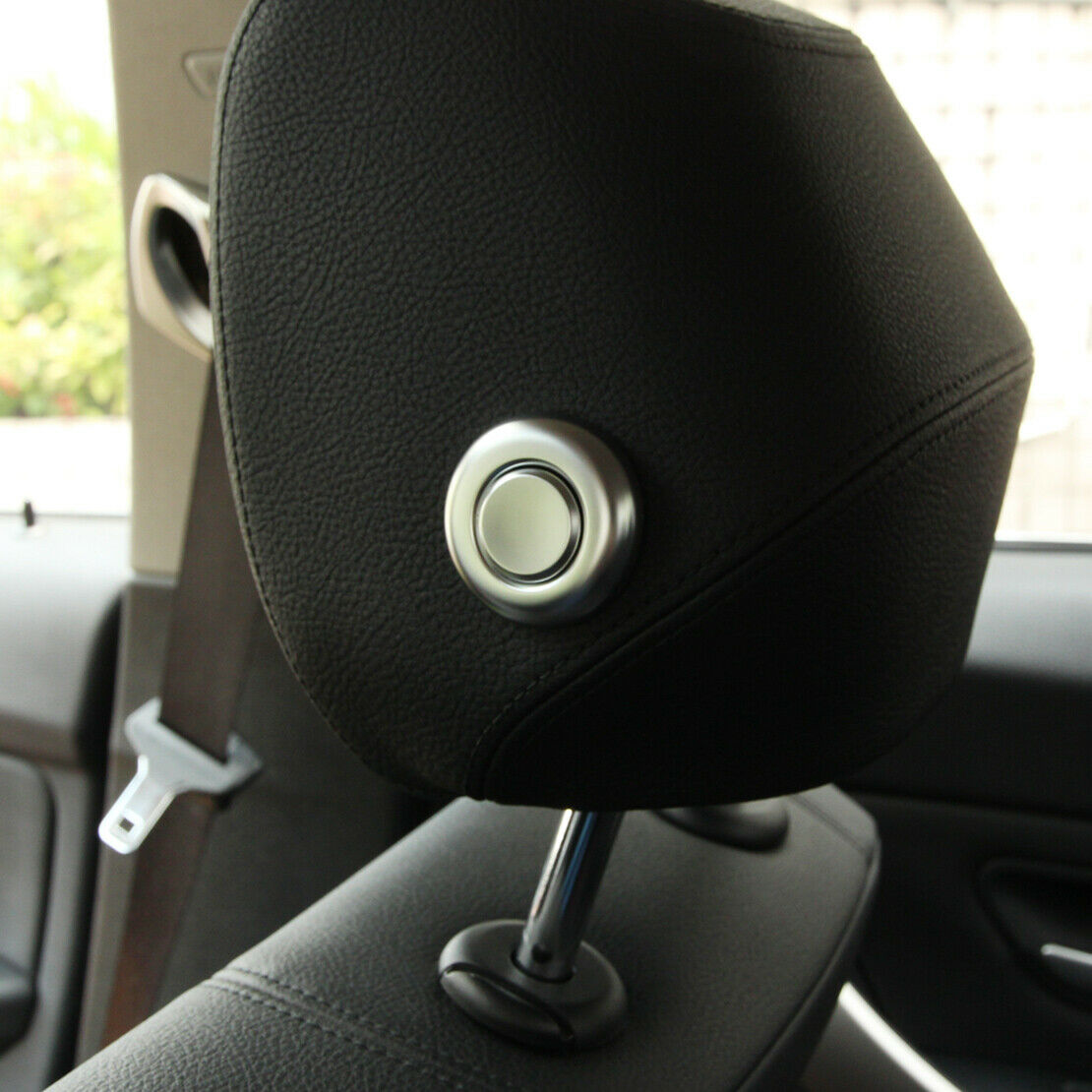 Front Seat Headrest Post Button Cover Trim Fit for BMW F30 F31 F36 3 4 Series An