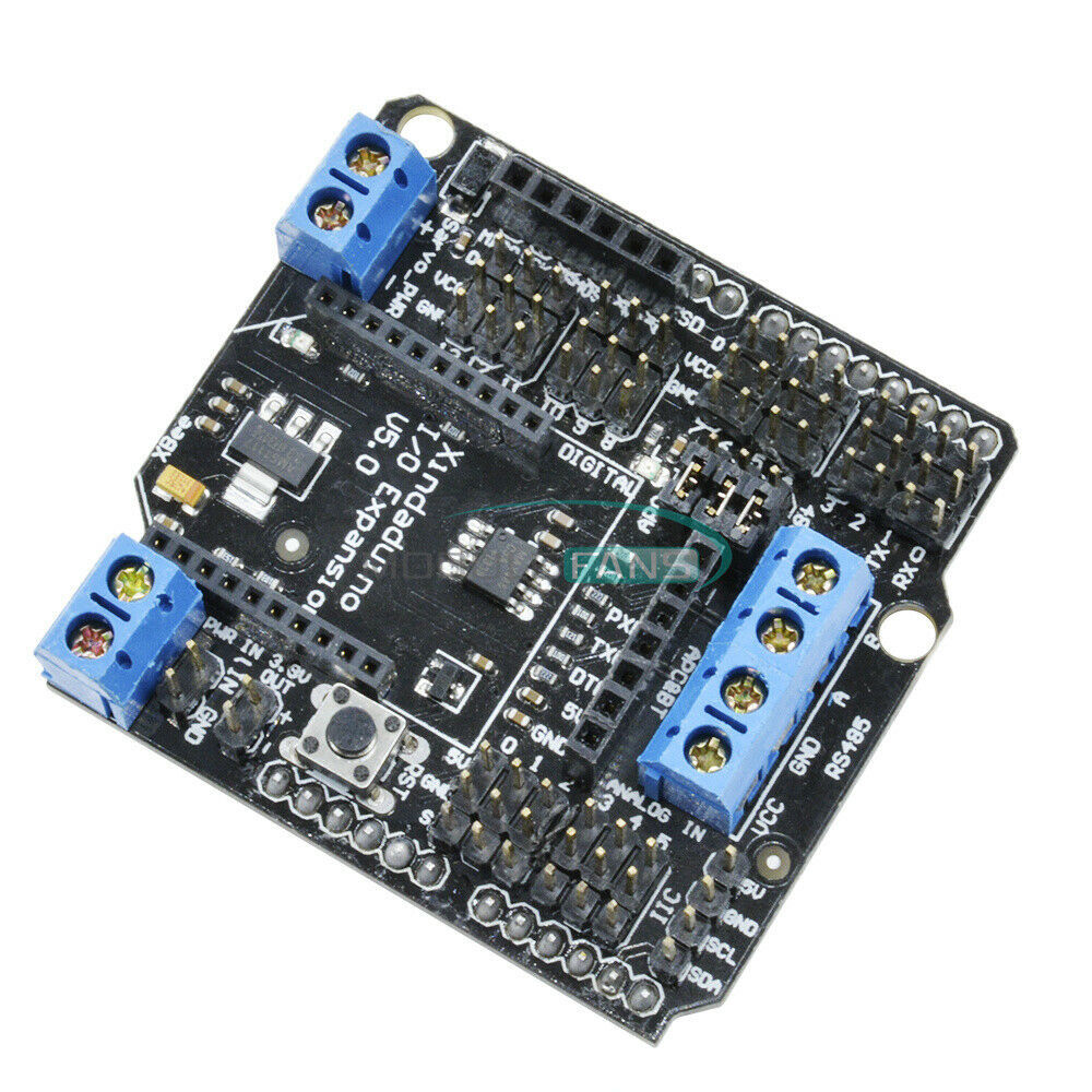 V5.0 Xbee/Bluetooth/SRS485 RS485/APC220 I/O Sensor Expansion Shield Arduino