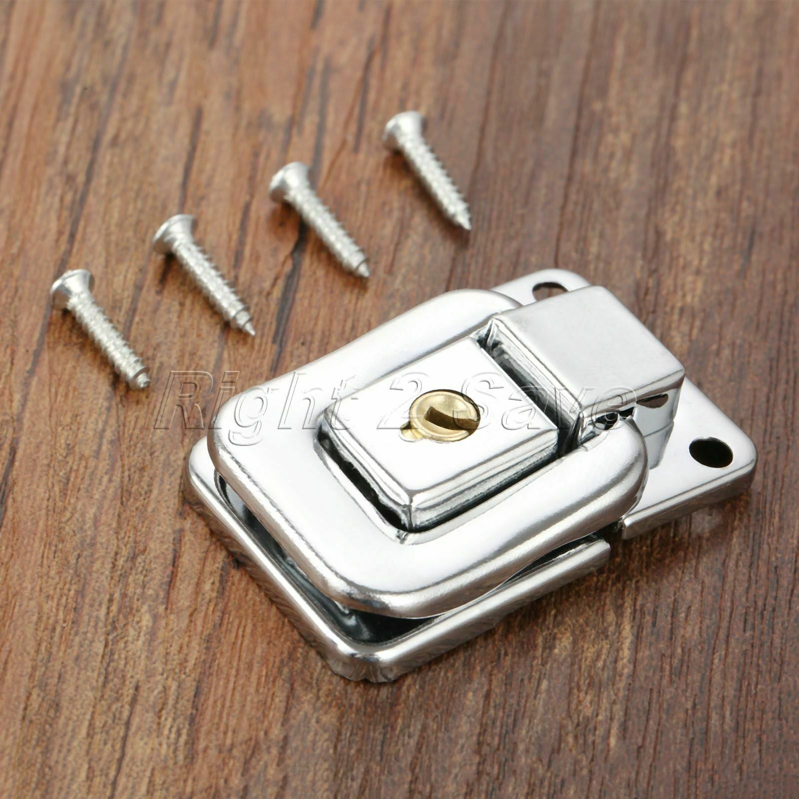 Cabinet Wardrobe Cupboard Drawer Jewelry Box Hasps Toggle Latch Lock & Key Set