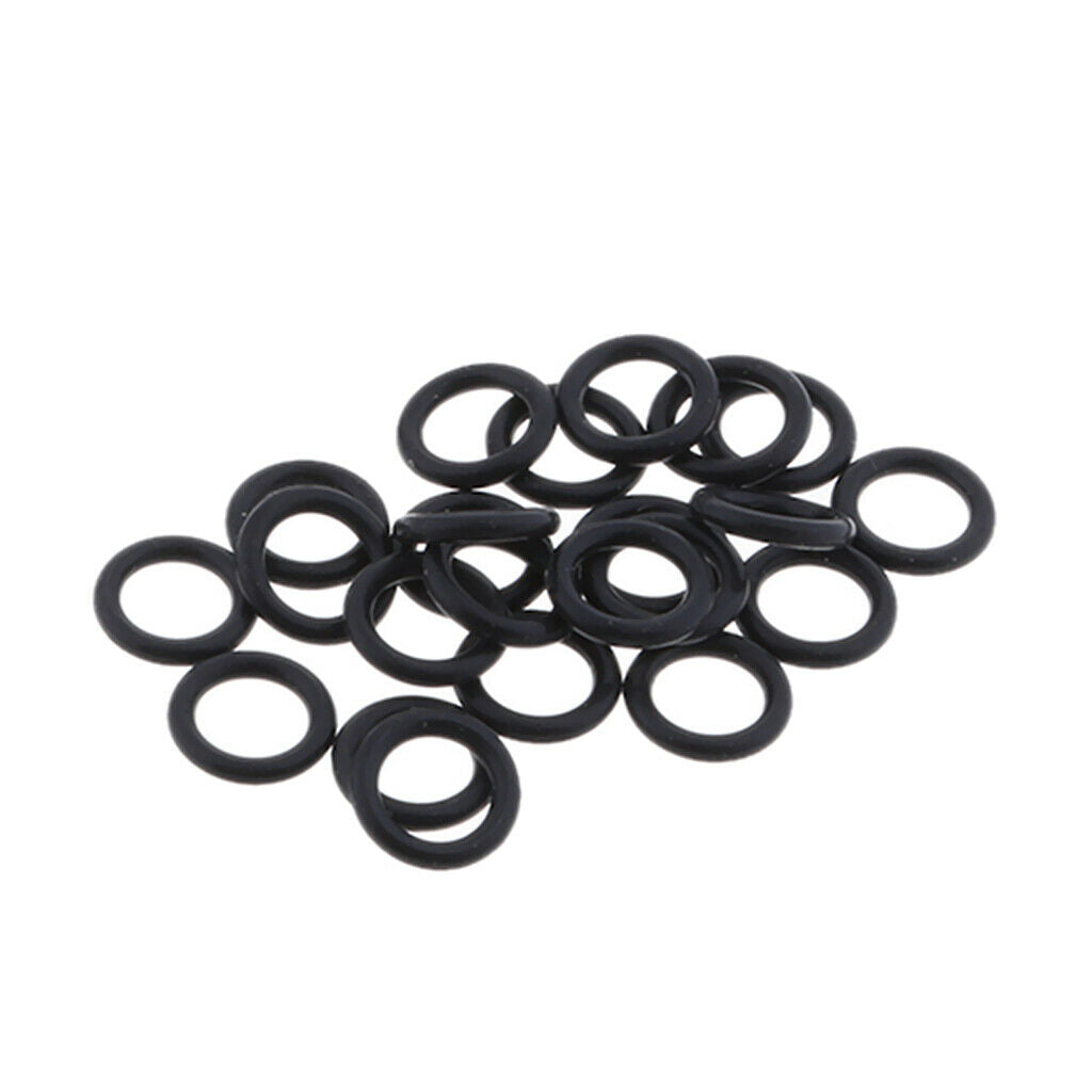 25Pcs Rubber Engine Drain Plug/Oil Pump Cap O-Ring For