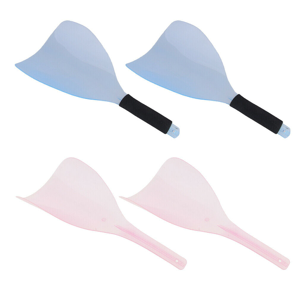4x Salon Styling Hairspray Masks Cosmetic Eyes Guard Shields Cover Pink/Blue